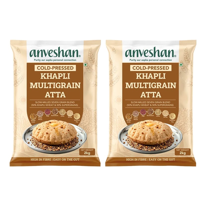 Khapli Multigrain Atta (2kg Combo)